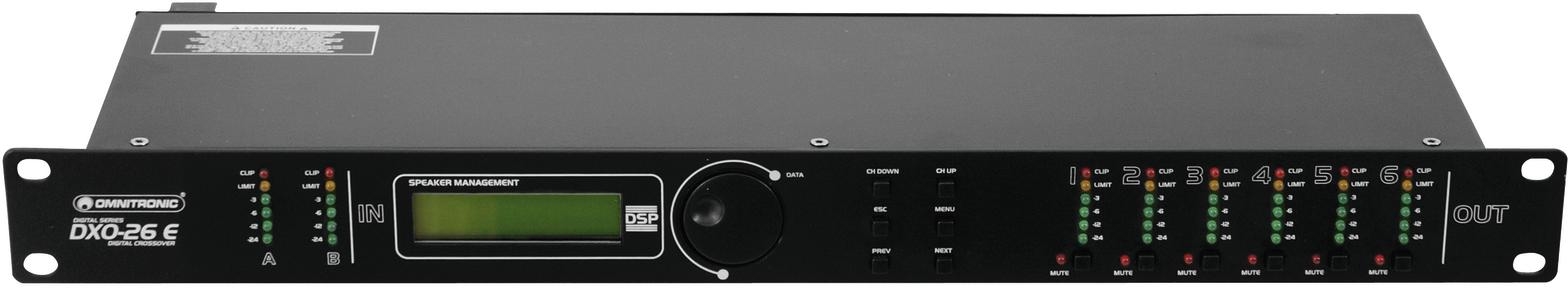 OMNITRONIC DXO-26E Digitaler Controller OMNITRONIC DXO-26E Digitaler Controller