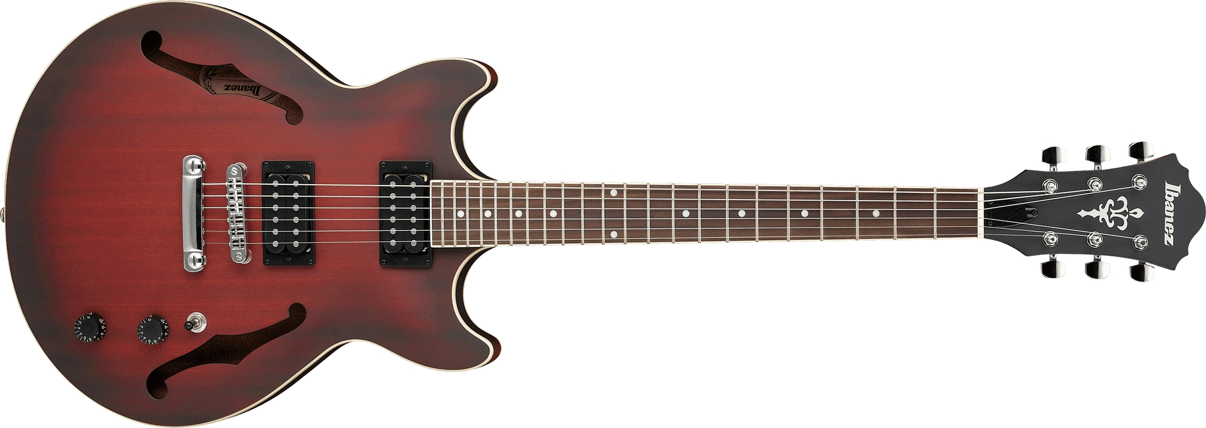 Ibanez AM 53 Artcore SRF Sunset Red Flat