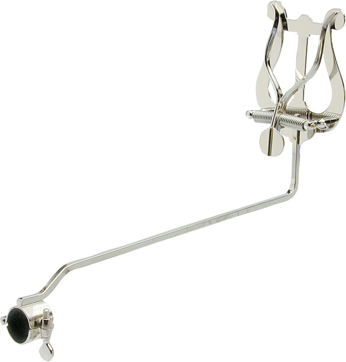 Marching fork trombone, screw-on leadpipe, nickel-plated B-grade Marching fork trombone, screw-on leadpipe, nickel-plated B-grade