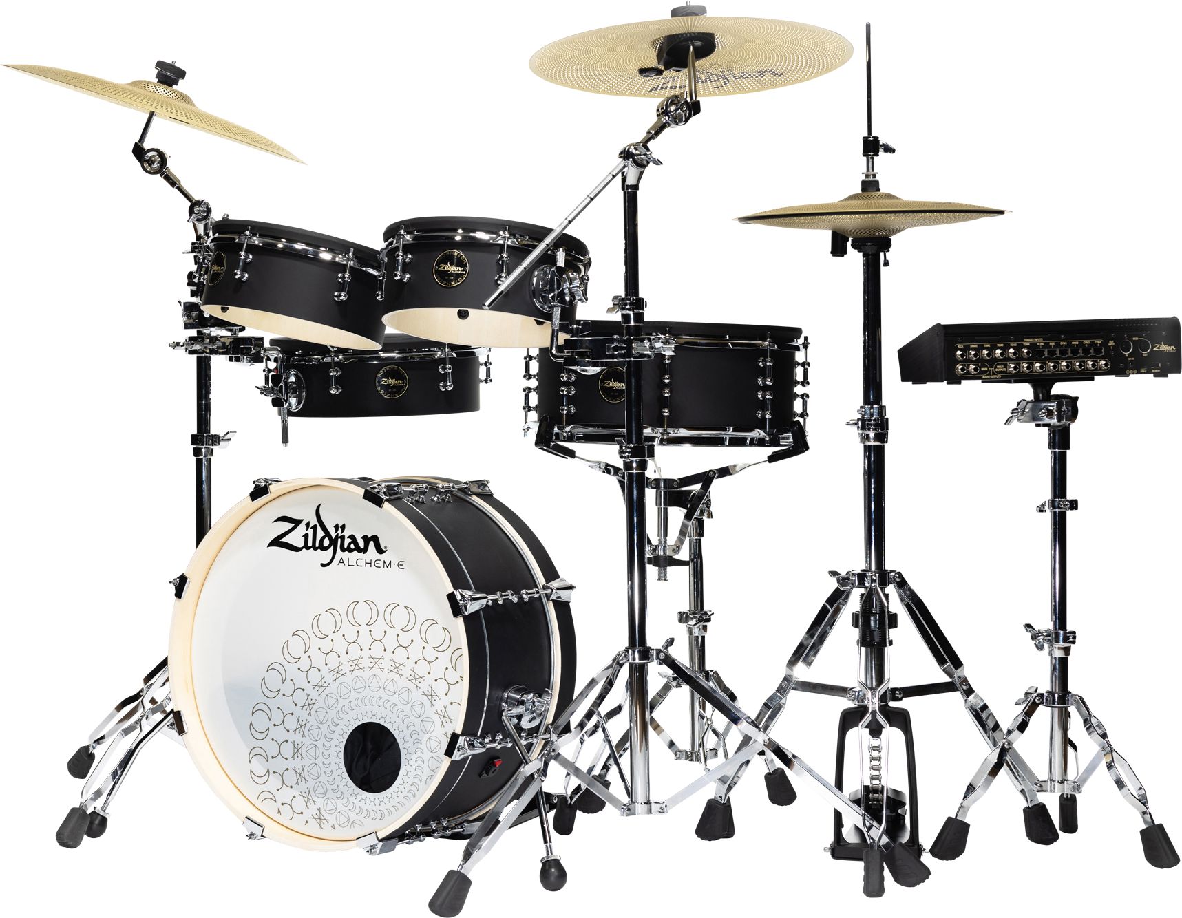 Zildjian ZIZABEX Alchem-E Bronze EX - Matte Black Wrap Zildjian ZIZABEX Alchem-E Bronze EX - Matte Black Wrap