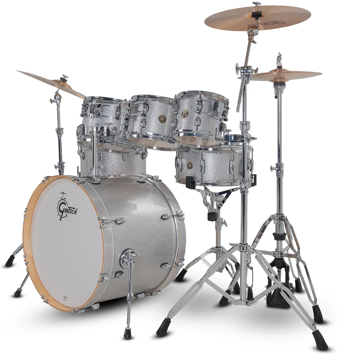 Gretsch GR815.048 Catalina Maple Shell Pack - Silver Sparkle (8"/10"/12"/14"/16"/22"/14"x6,5") – Bild 3