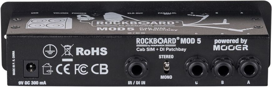 RockBoard MOD 5 - Cab SIM + DI Patchbay