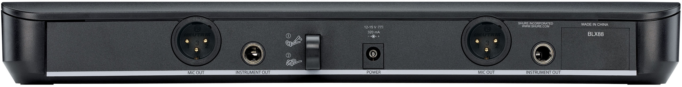 Shure BLX 288E/SM58 S8 