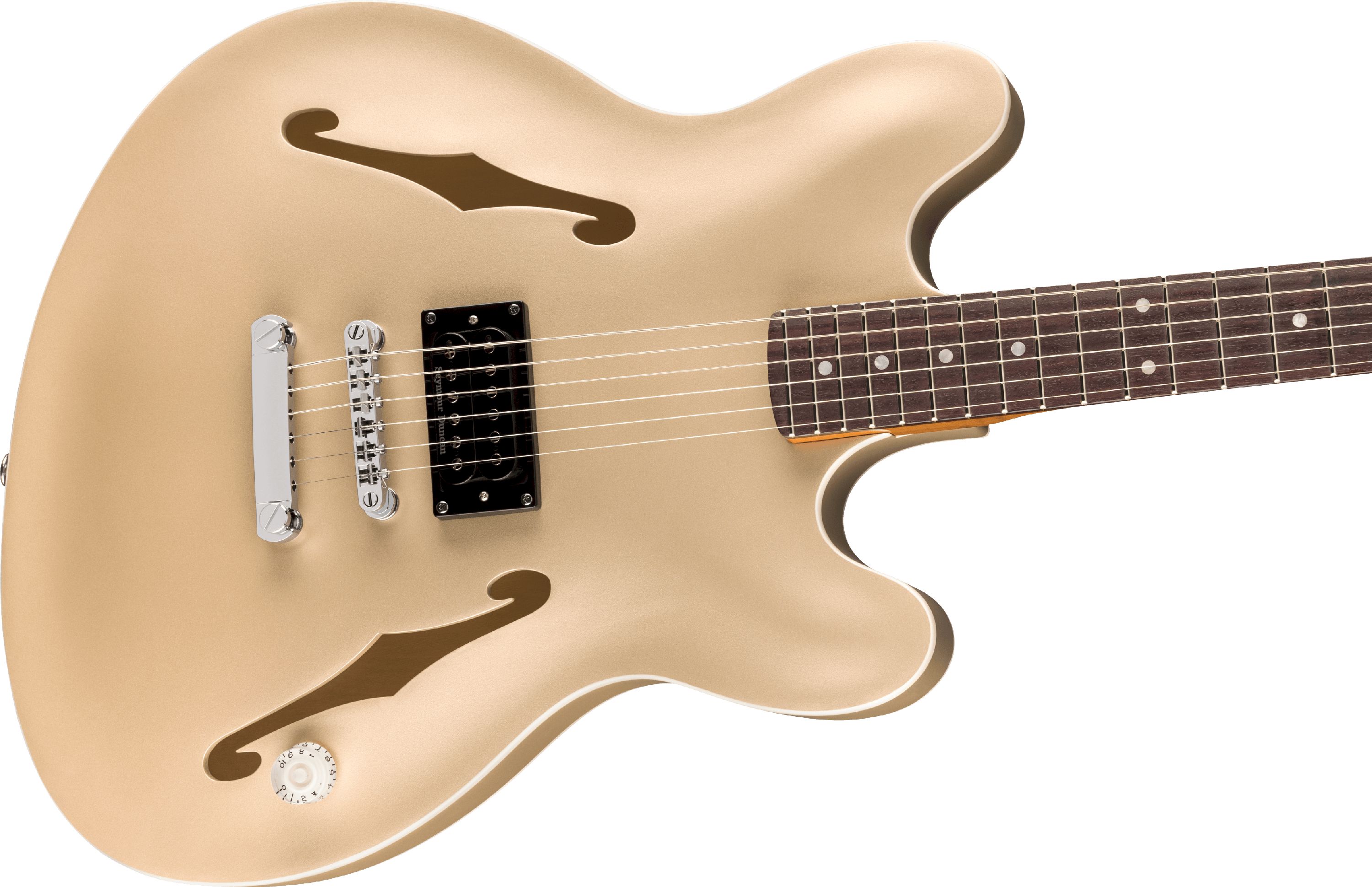 Fender Tom Delonge Starcaster Satin Shoreline Gold