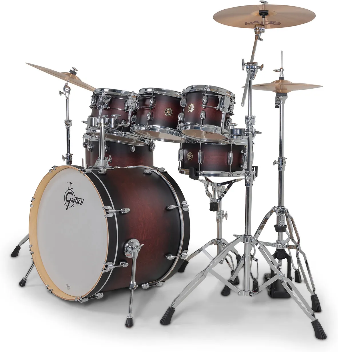 Gretsch GR815.040 Catalina Maple Shell Pack - Satin Deep Cherry Burst (8"/10"/12"/14"/16"/22"/14"x6,5") – Bild 3
