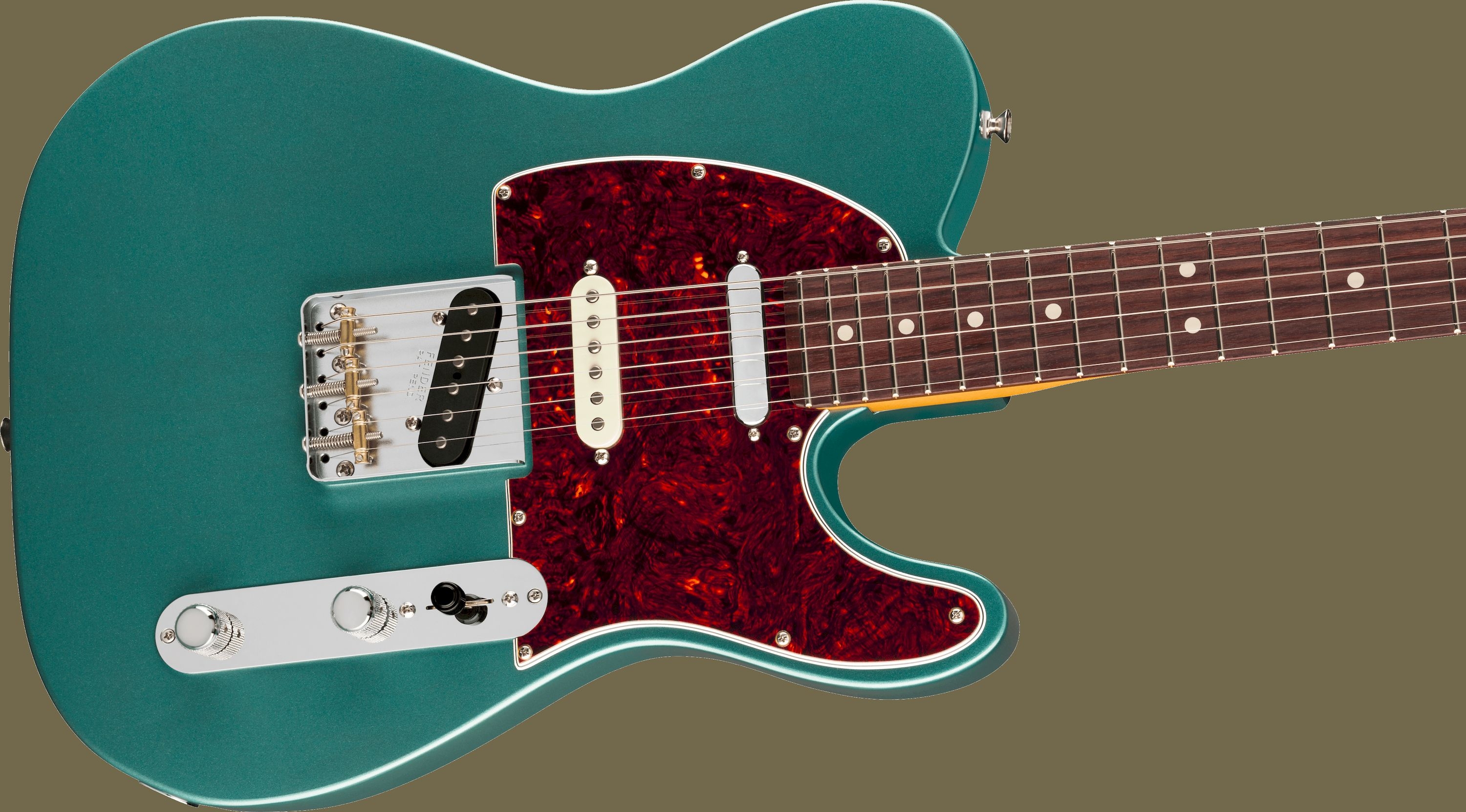 Fender American Professional Classic Telecaster SSS Faded Sherwood Green Metallic – Bild 3