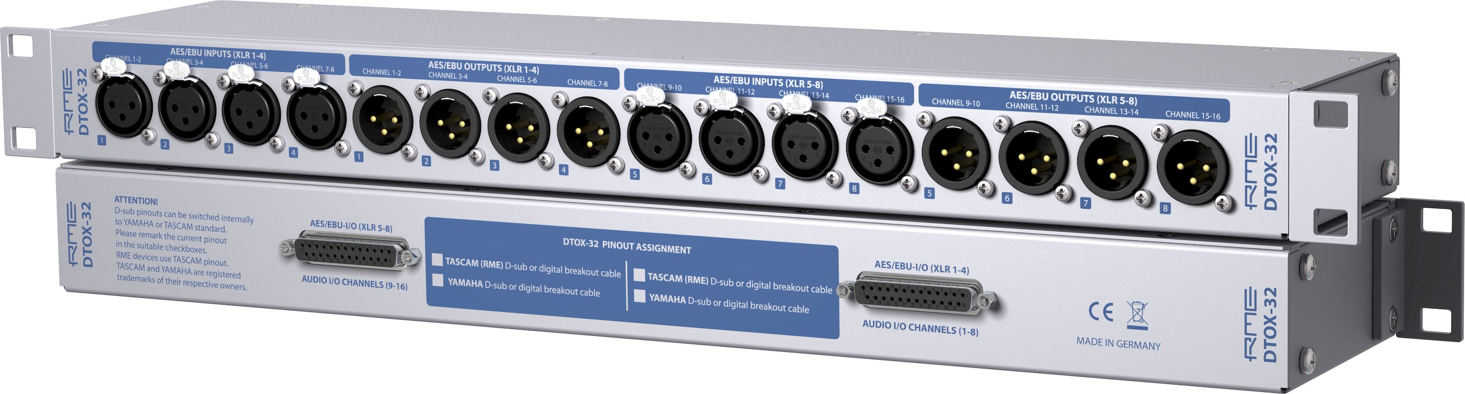 RME DTOX 32 Breakout Box