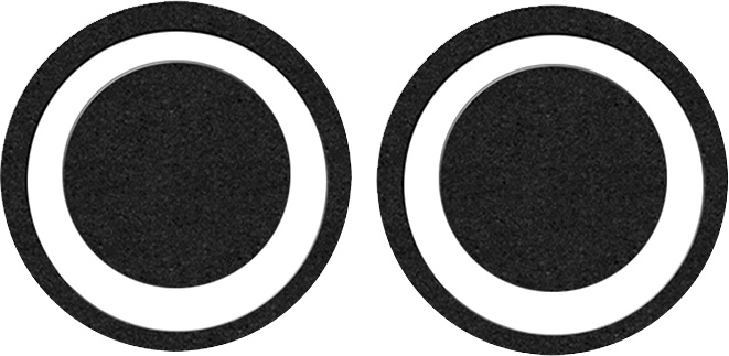 KickPort BLK-EYE D-Pad Kickpad, black eye (2 Stk) für Singlepedal