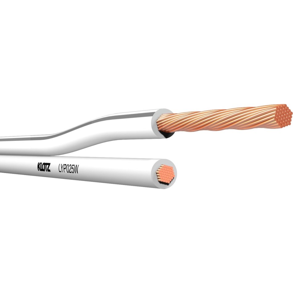 Klotz LYP025W paralleles Lautsprecherkabel