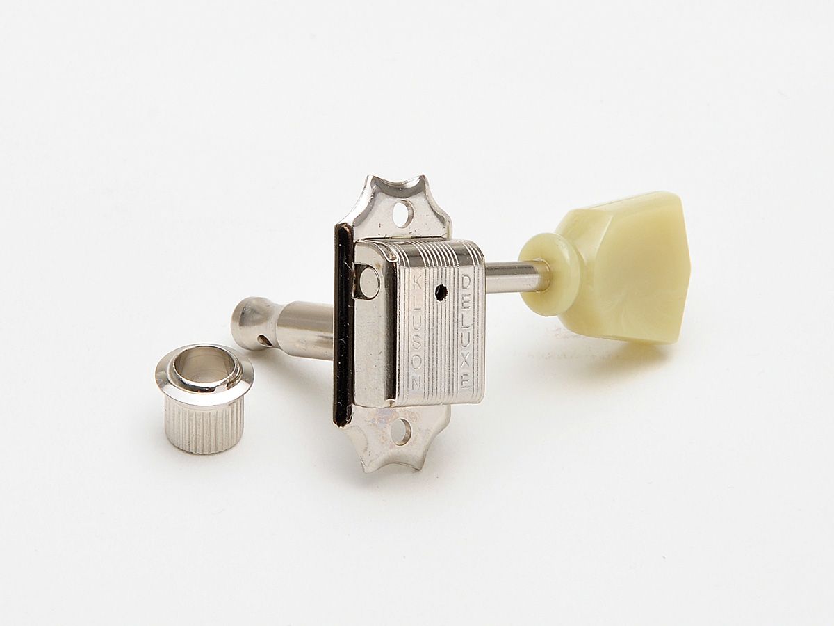 Kluson Mechaniken Double Line Vintage G-Style Tulip 3R/3L nickel – Bild 2