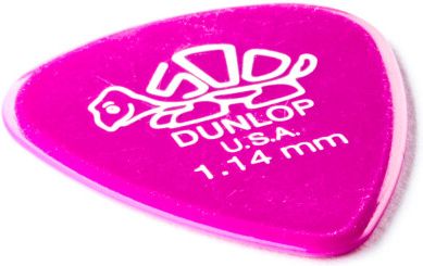 Dunlop Delrin 500 Plektrum 1,14mm Red Magenta 41R114