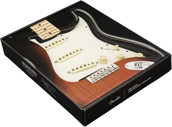 Fender Pre-Wired Strat Pickguard Custom Shop Custom 69 Pickups Parchment PG 11-Hole – Bild 3