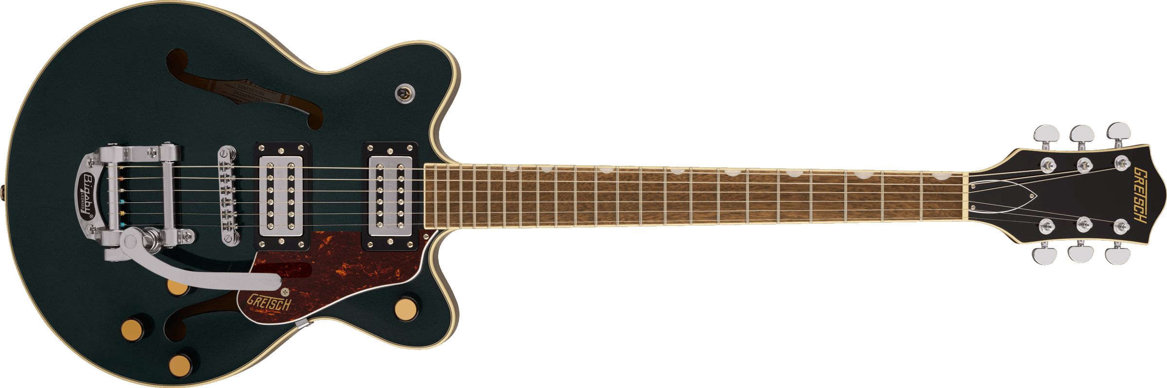 Gretsch G2655T Streamliner Center-Block Jr. Double Cut w. Bigsby Cadillac Green
