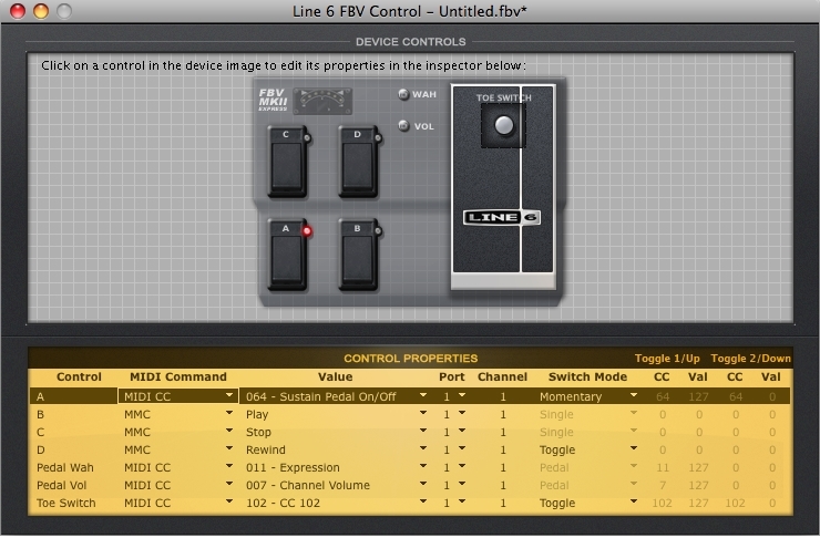 Line 6 FBV Express Controller USB MKII – Bild 4