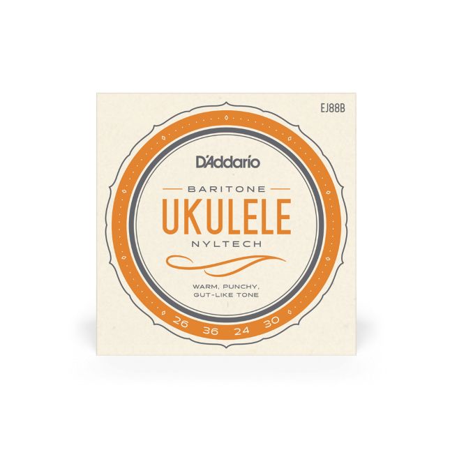 D Addario EJ 88B Nyltech Baritone Ukulele
