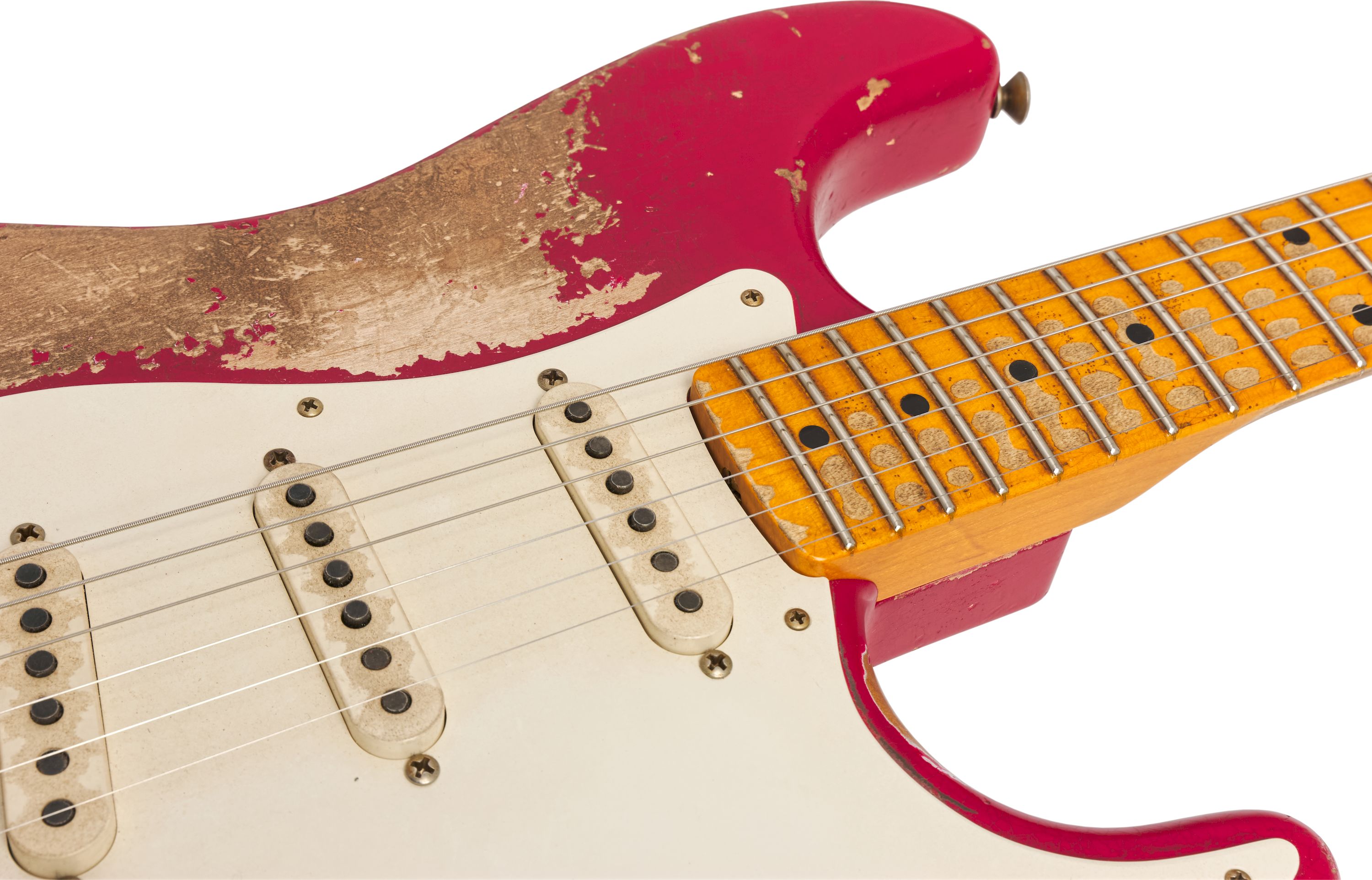 Fender Custom Shop 1957 Stratocaster Ultimate Relic Torino Red, Masterbuilt by Kyle McMillin – Bild 7