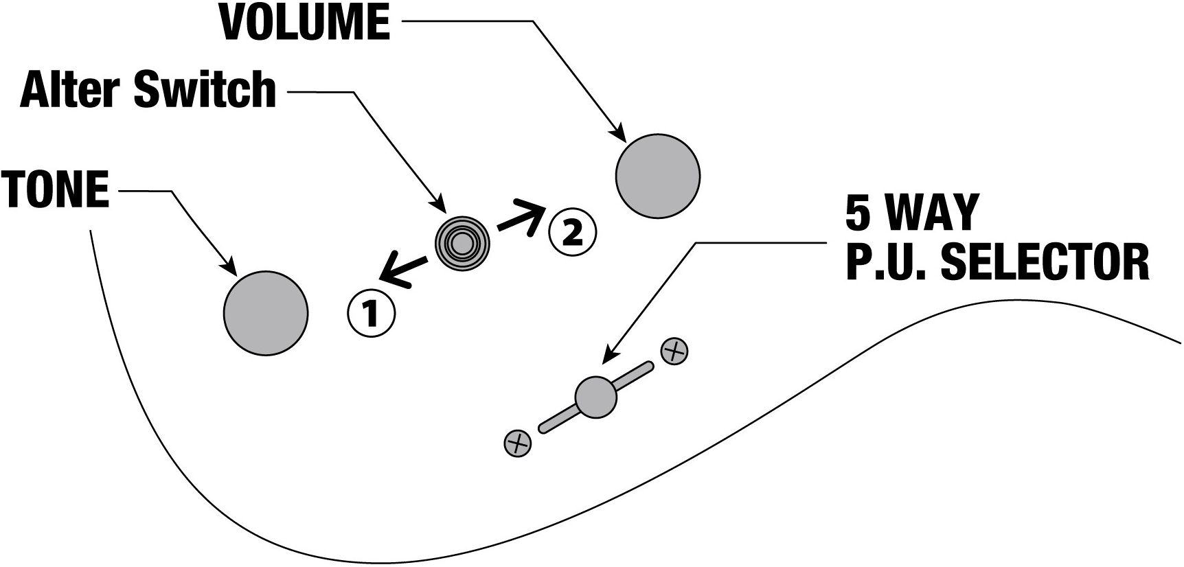 Ibanez QX527B-WK Weathered Black 7-string – Bild 12
