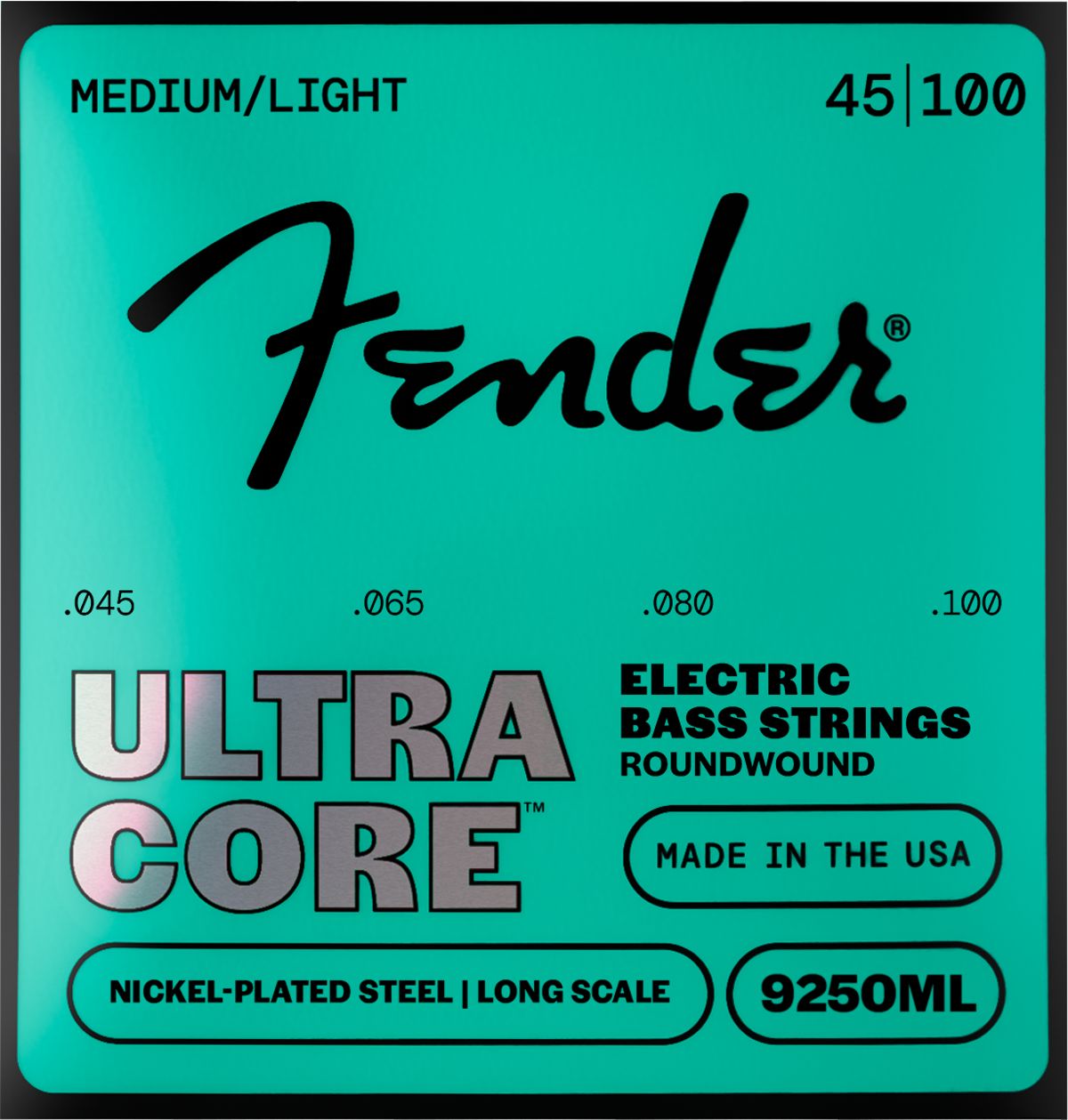 Fender Ultracore 9250ML Electric Bass Strings Nickel Plated Steel 045-100