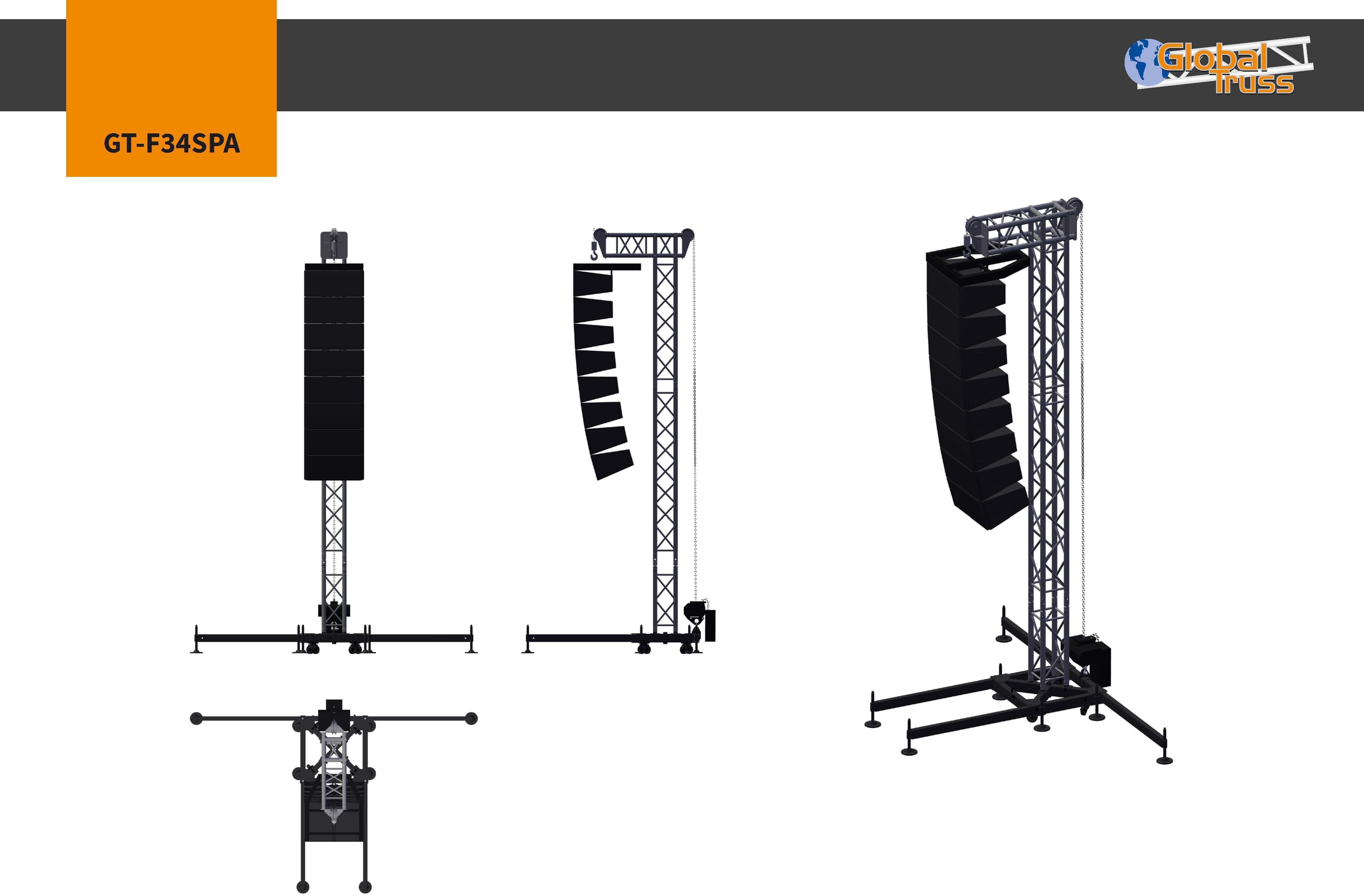 Global Truss F34 Smart PA Tower