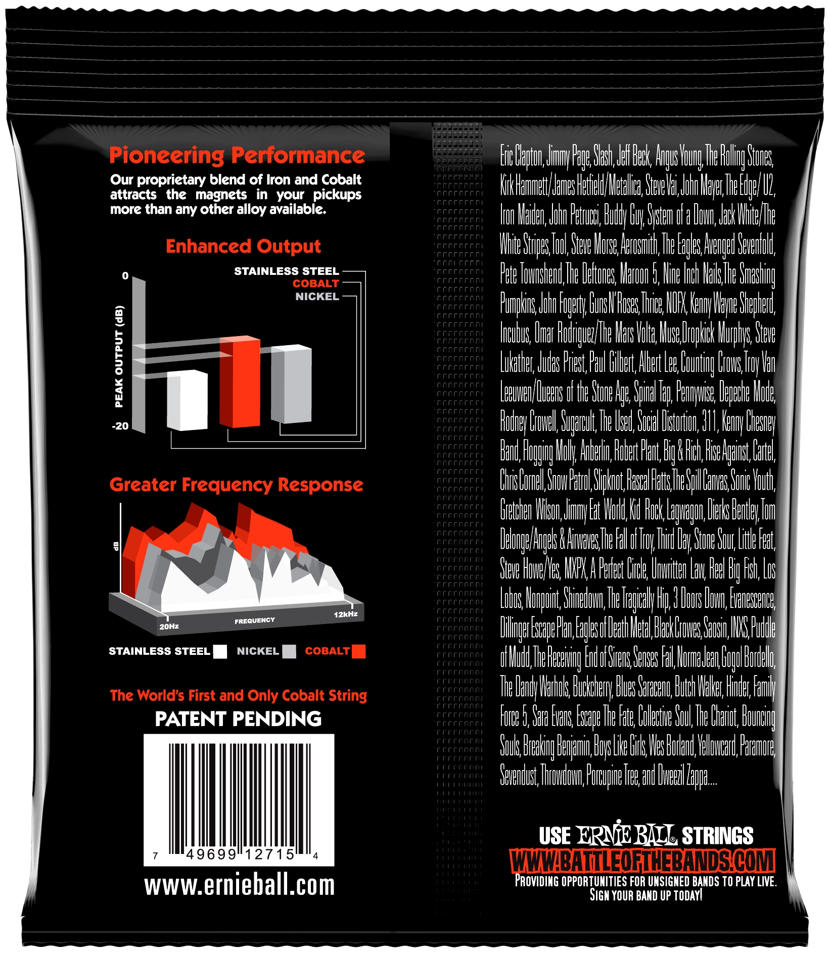 Ernie Ball 7-String Cobalt Skinny 010-062 – Bild 2