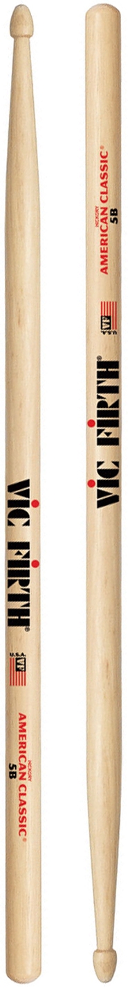 Vic Firth American Classic 5B Hickory Drumsticks Vic Firth American Classic 5B Hickory Drumsticks