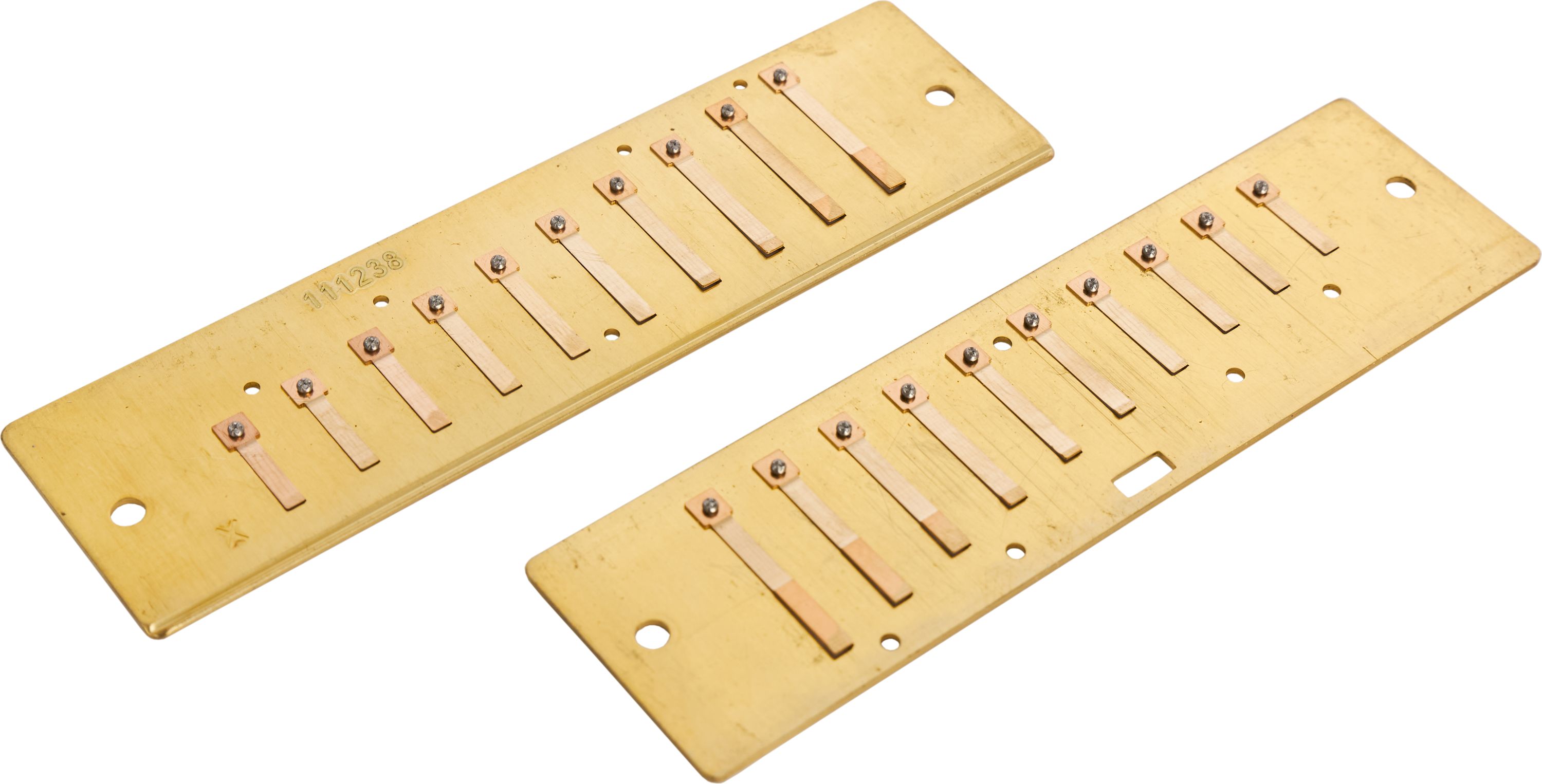 Hohner reedplates MS 0.9 mm brass G