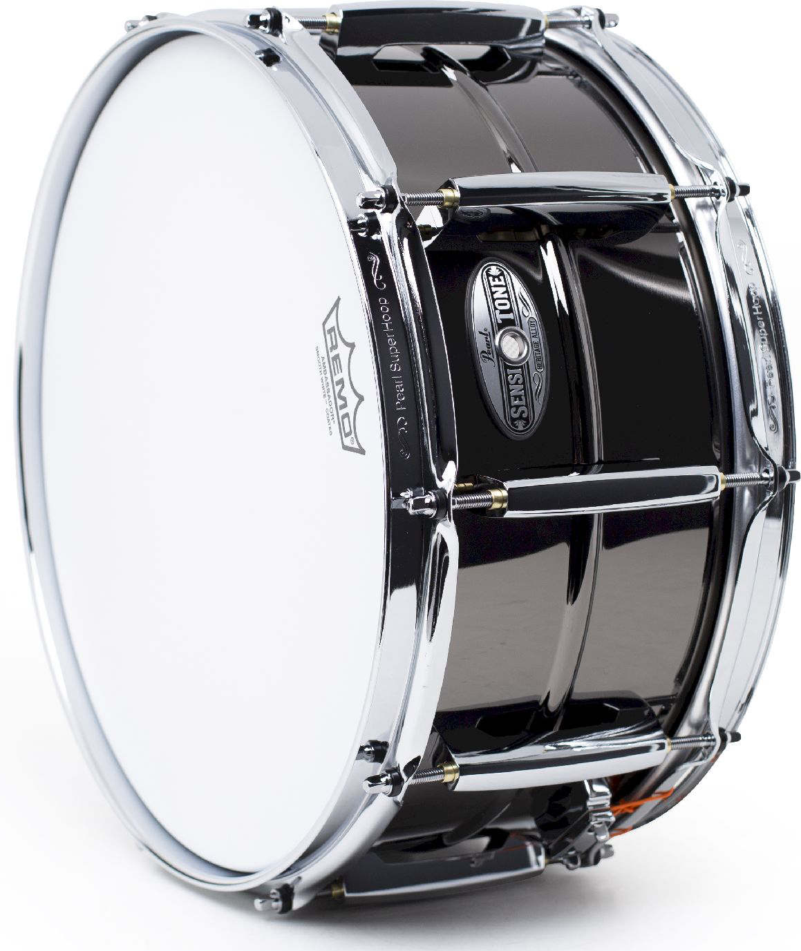Pearl Sensitone 14"x6.5" Black Brass Snare – Bild 4