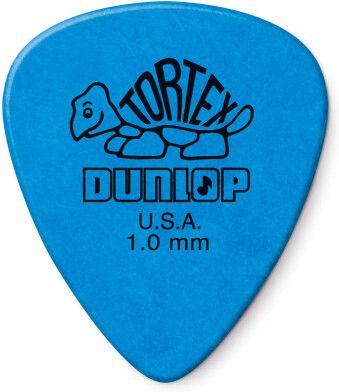 Dunlop Plektrum Tortex 1,00mm Blau 418R100