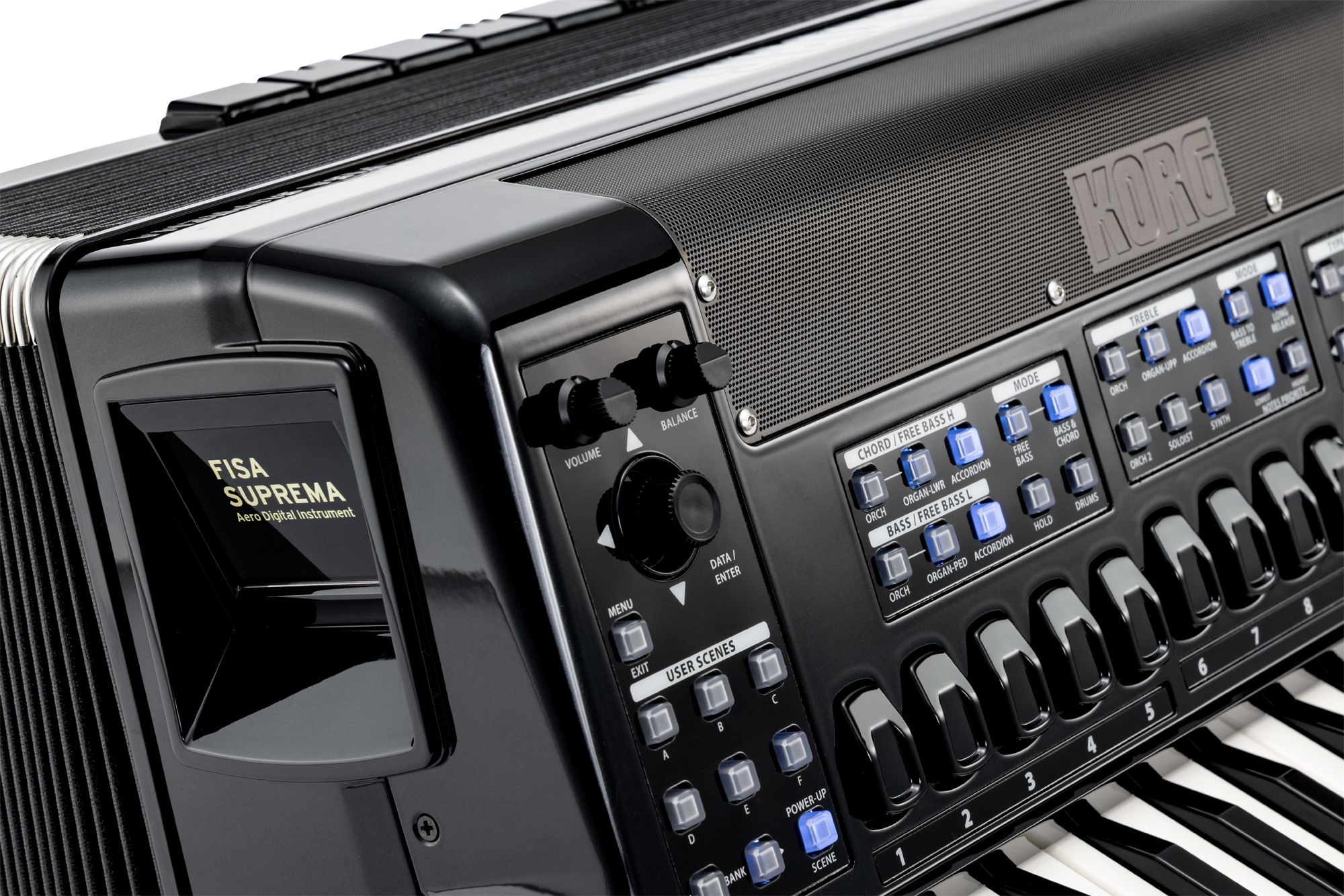 Korg Fisa Suprema 41 Tasten Digital Akkordeon  – Bild 6