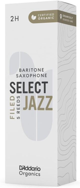 DAddario Woodwinds Organic Sel. Jazz Filed BAR 2H
