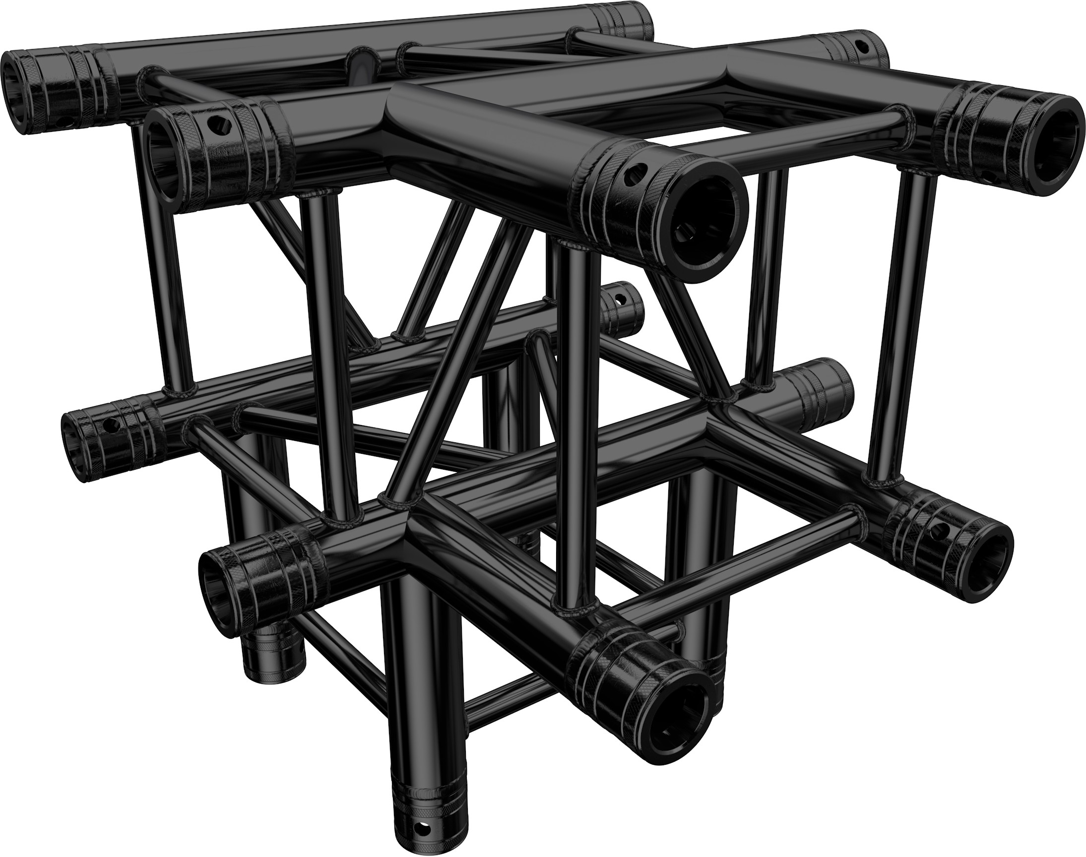 Global Truss F34 4-Weg Ecke T40 stage black