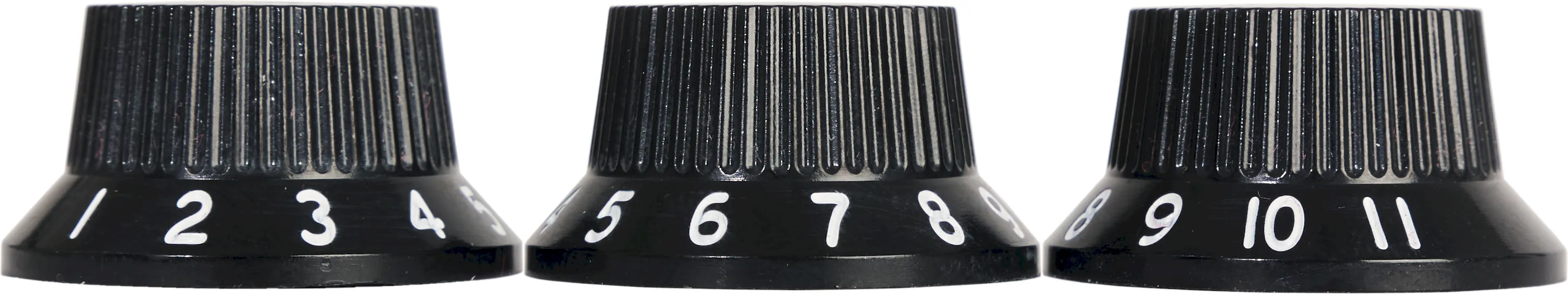 RS Potiknopf 11 F-Style Black Set – Bild 3