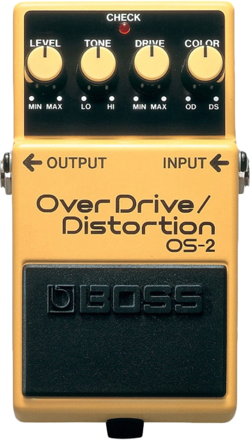 Boss OS 2 Overdrive Distortion effect pedal