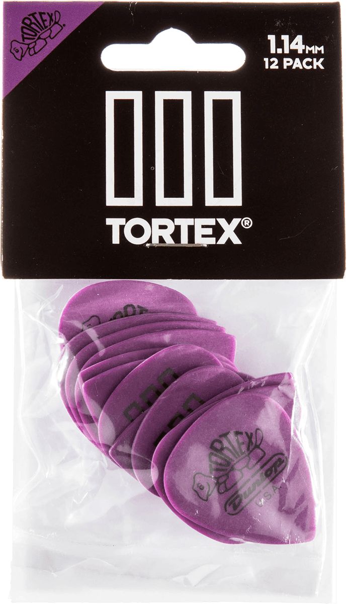 Dunlop Tortex TIII Plektren 1,14mm lila 462P114 12er Pack