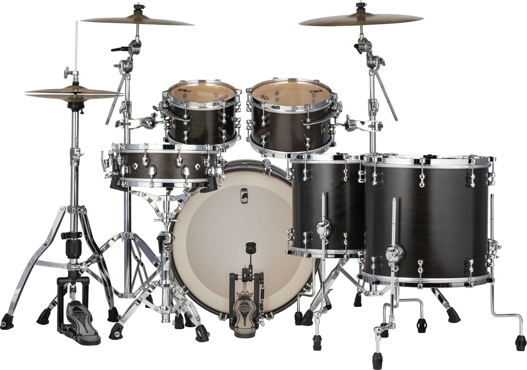 Mapex BPDLE628XFB Black Panther Equinox Stage Shellset - Satin Flat Black – Bild 4