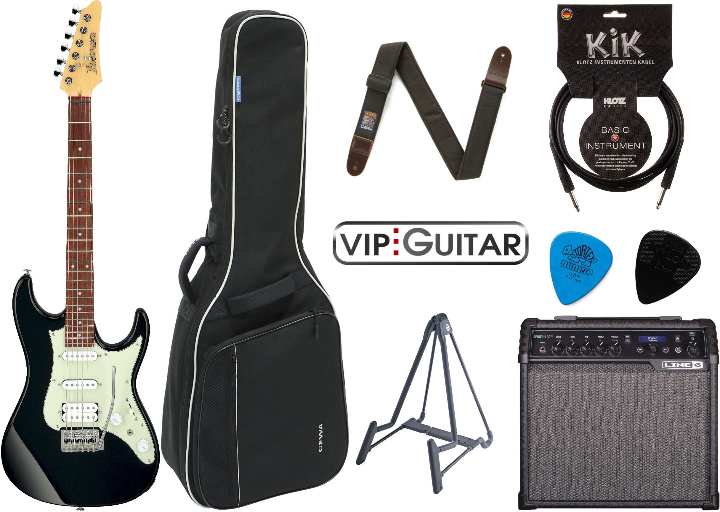 Ibanez AZES 40-BK Black V.I.P. Starterset