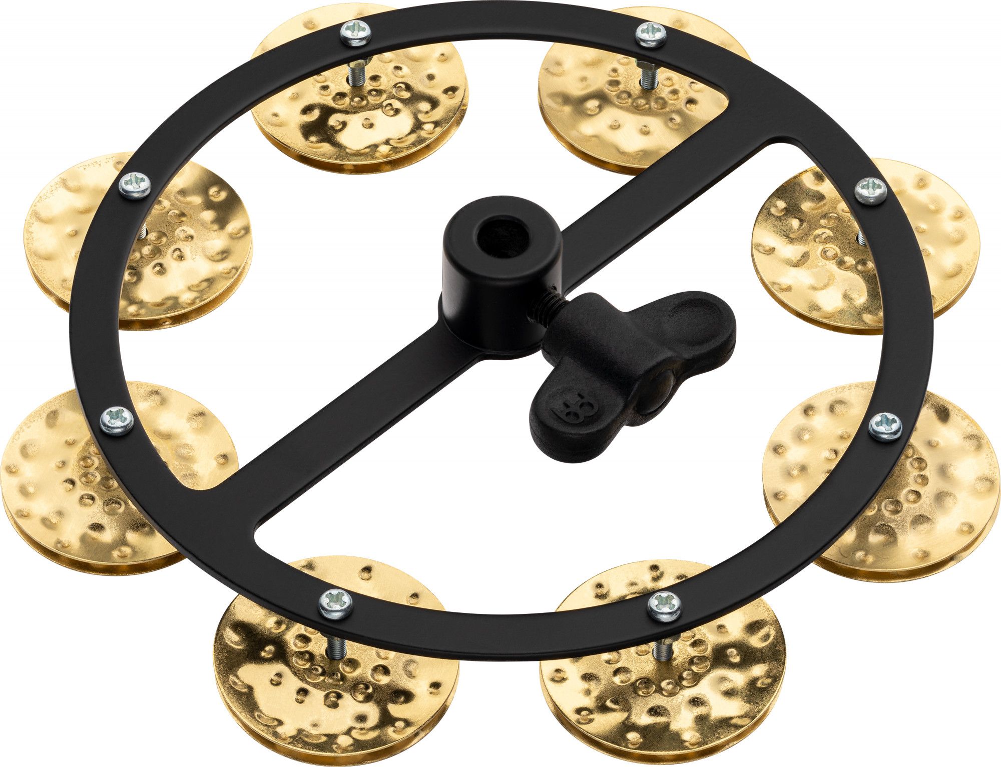 Meinl HTHH1B-BK HiHat Tambourine Hammered Brass