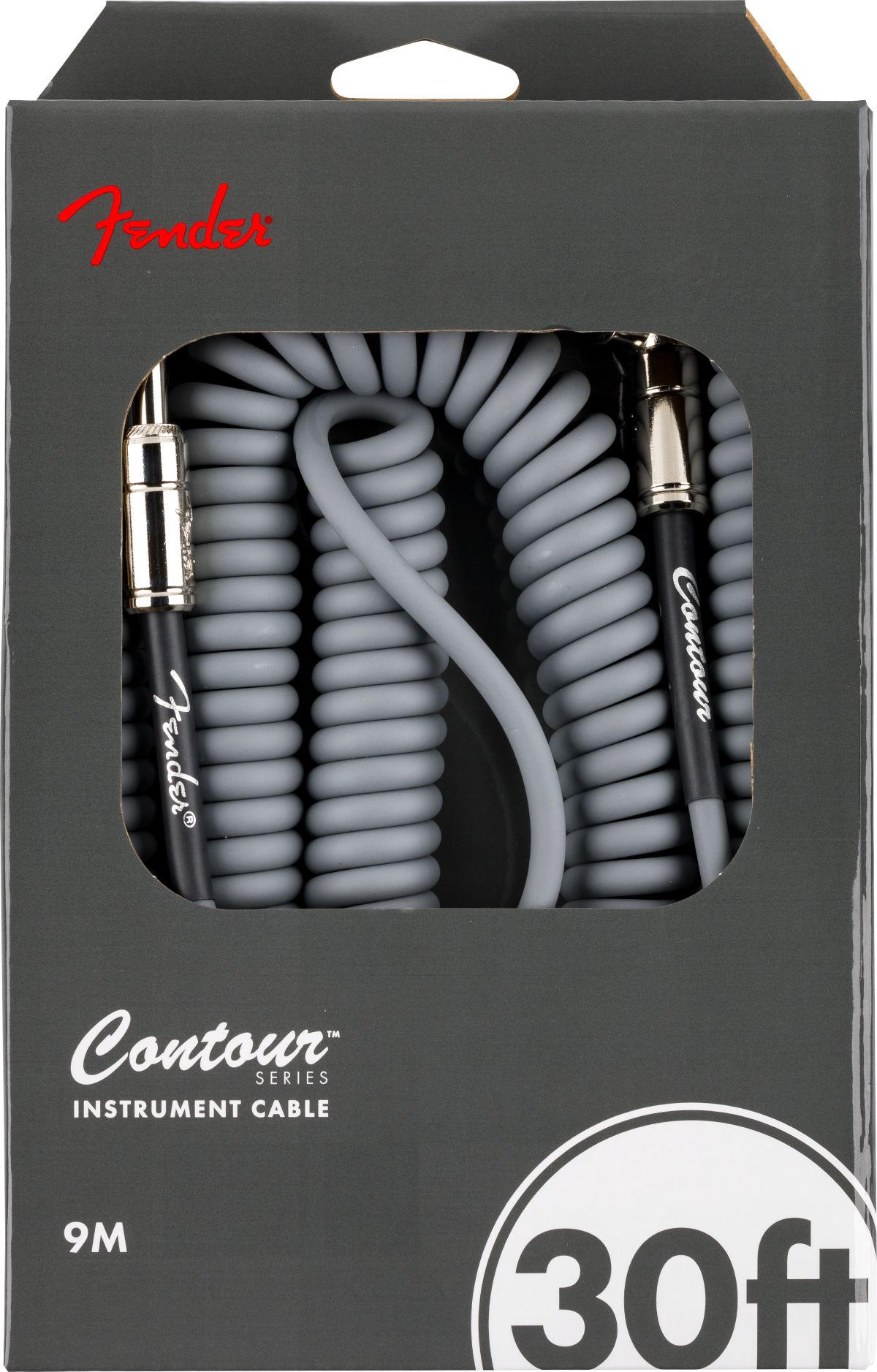 Fender Kabel Spiral 9m Inca Silver