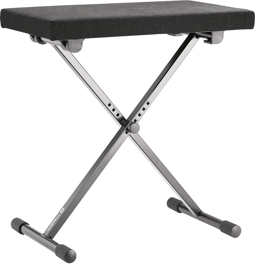 K&M 14066 Keyboard bench - black fabric K&M 14066 Keyboard bench - black fabric