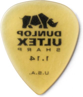 Dunlop Ultex Sharp Plektrum 1,14mm gelb 433P114 – Bild 3