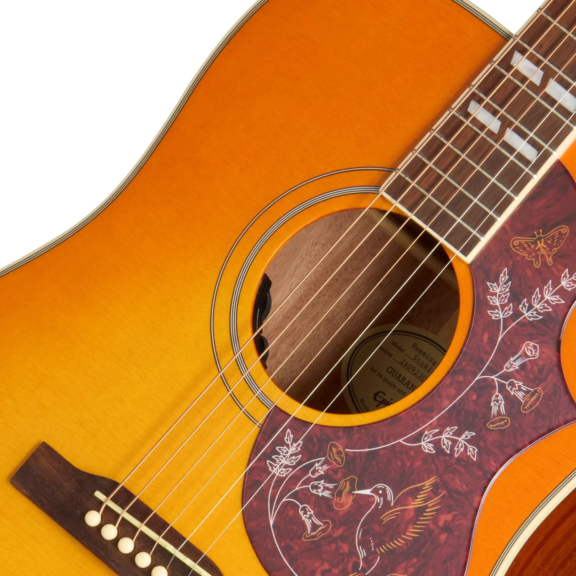 Epiphone Hummingbird Studio Heritage Cherry Sunburst – Bild 4