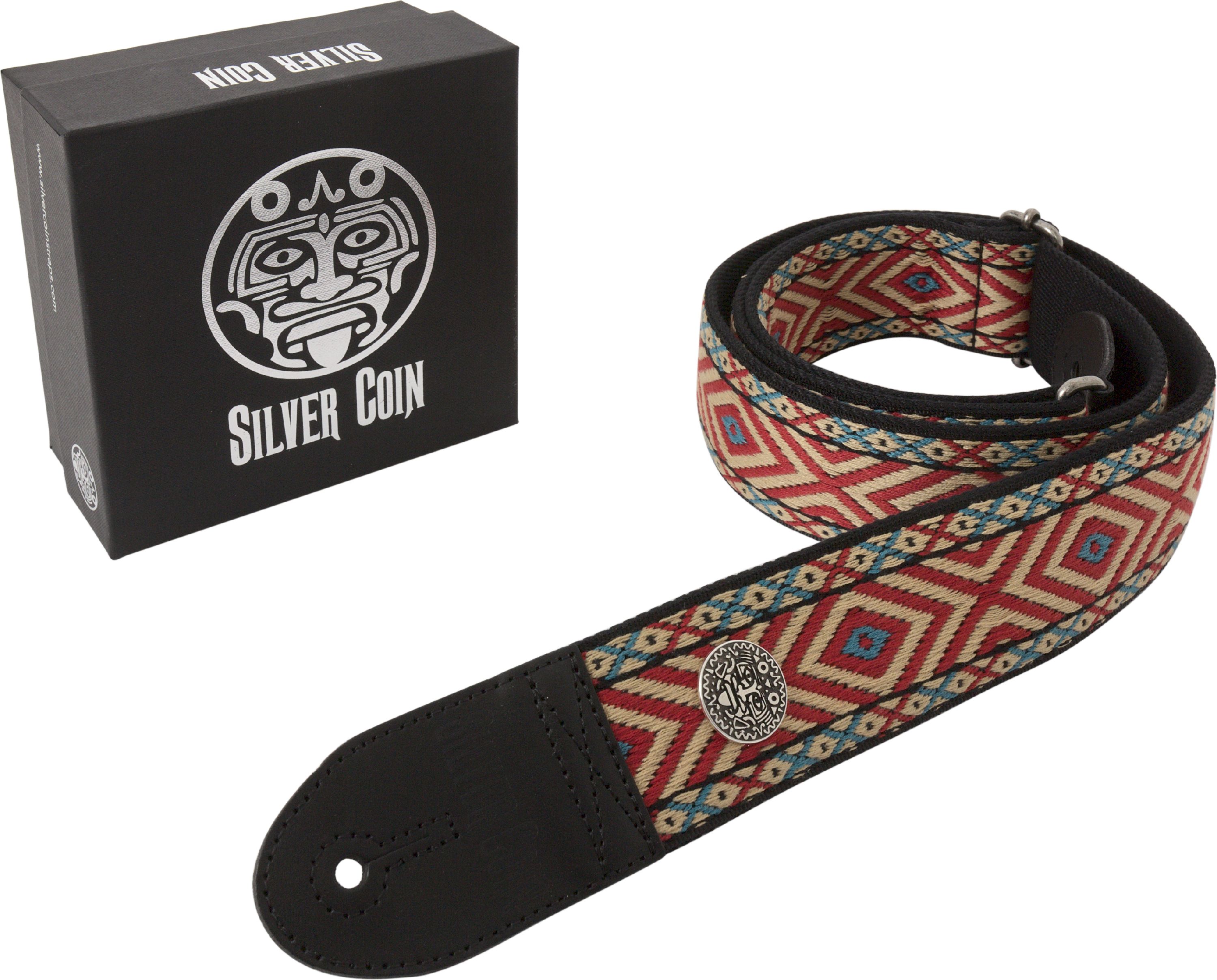 Silver Coin Gitarrengurt Huracan
