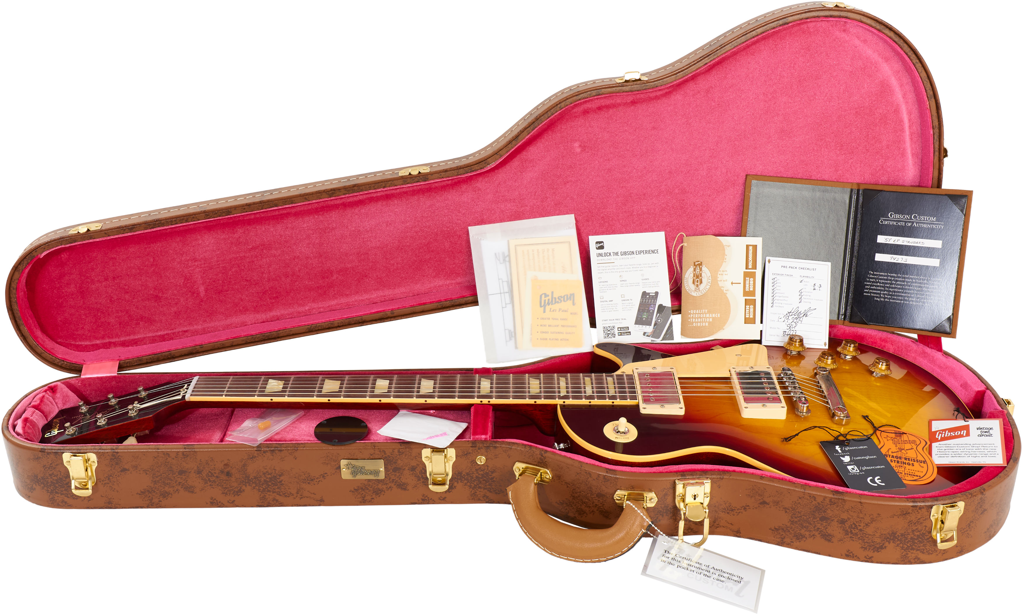 Gibson Les Paul 1958 Reissue Bourbon Burst VOS – Bild 8