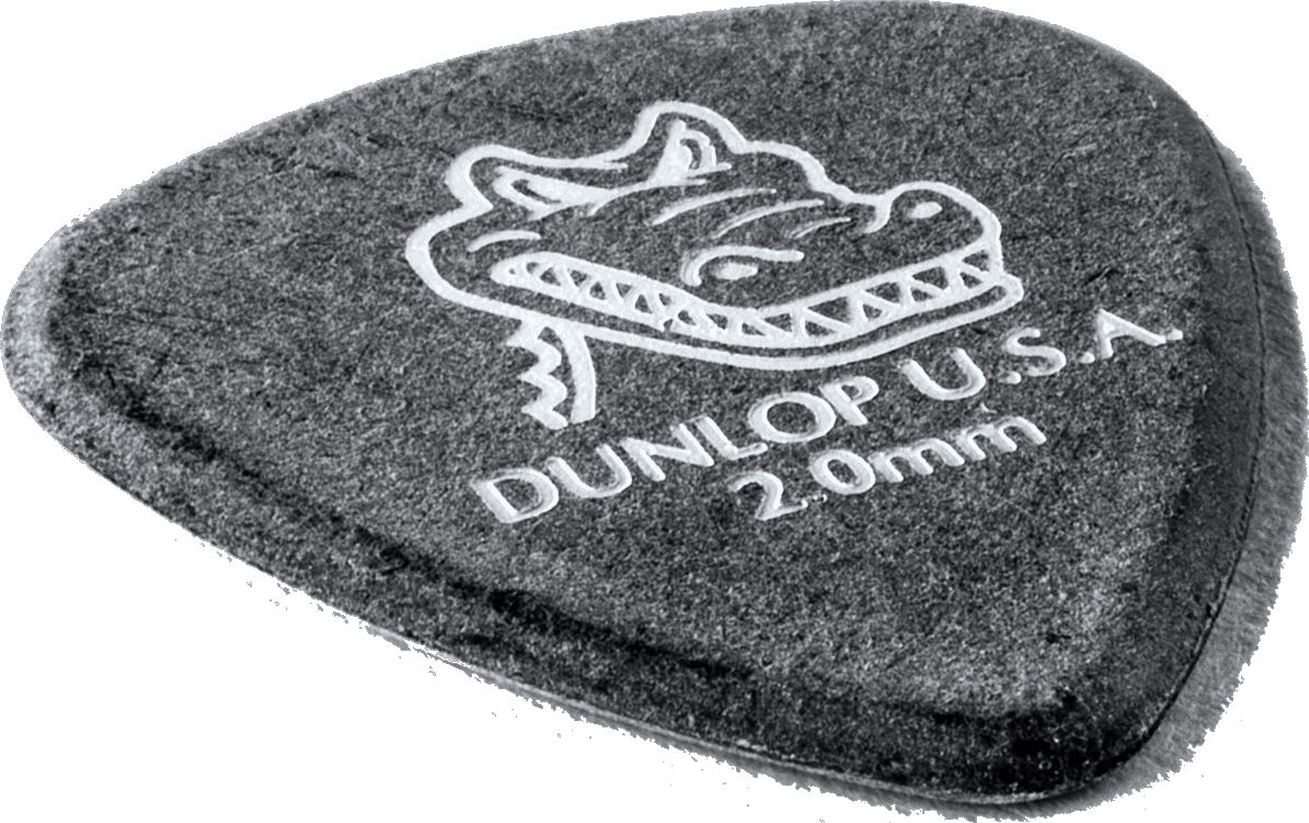 Dunlop Gator plectrum 2,00mm black 417P200 pack of 12 – Bild 5