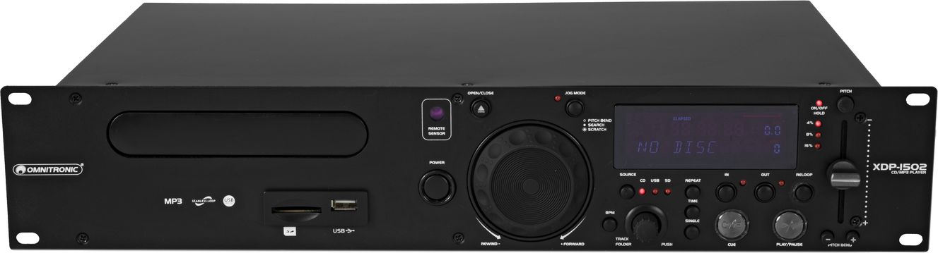 Omnitronic XDP-1502 CD-MP3 Player – Bild 1