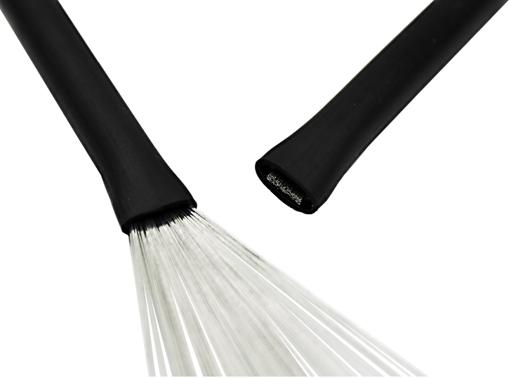 Rohema Jazz JB-2 Brushes Rubber Handle Rohema Jazz JB-2 Brushes Rubber Handle