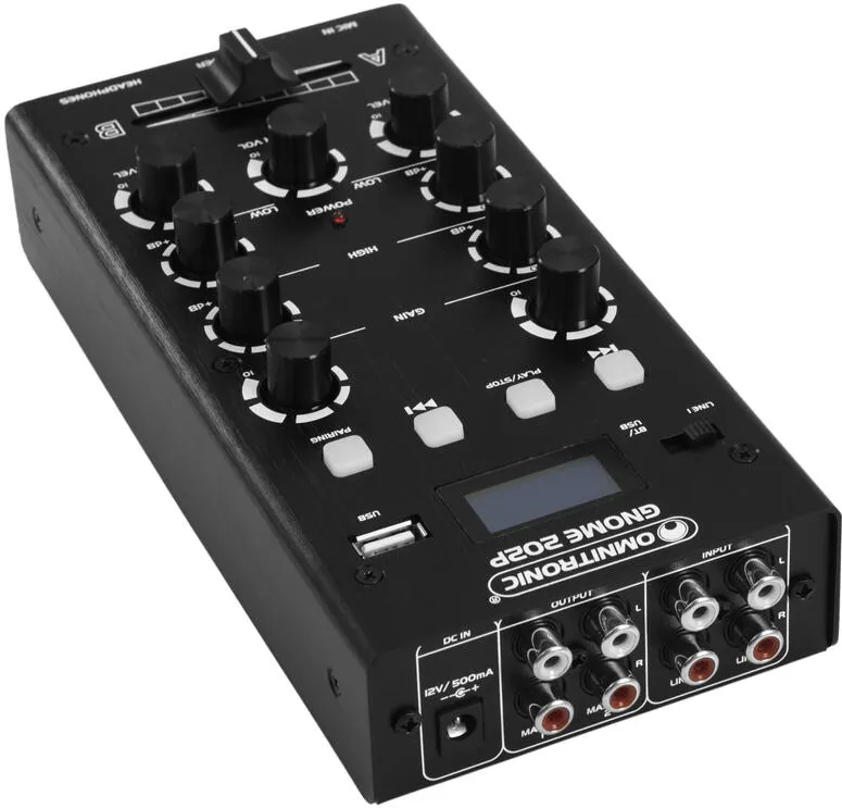 Omnitronic GNOME-202P Mini-Mixer schwarz – Bild 5