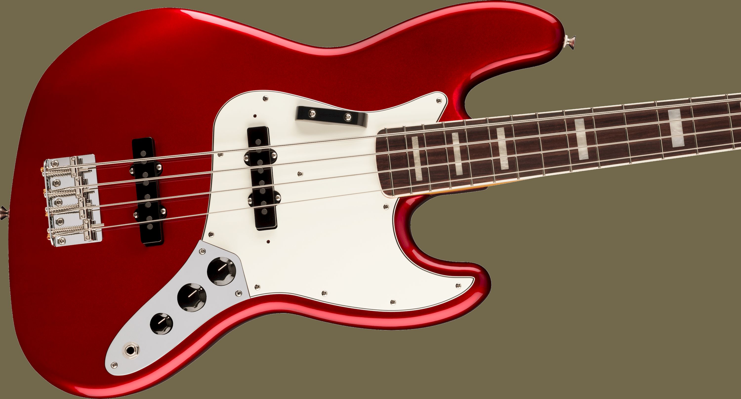 Fender Vintera III Early 70s Jazz Bass Candy Apple Red – Bild 3