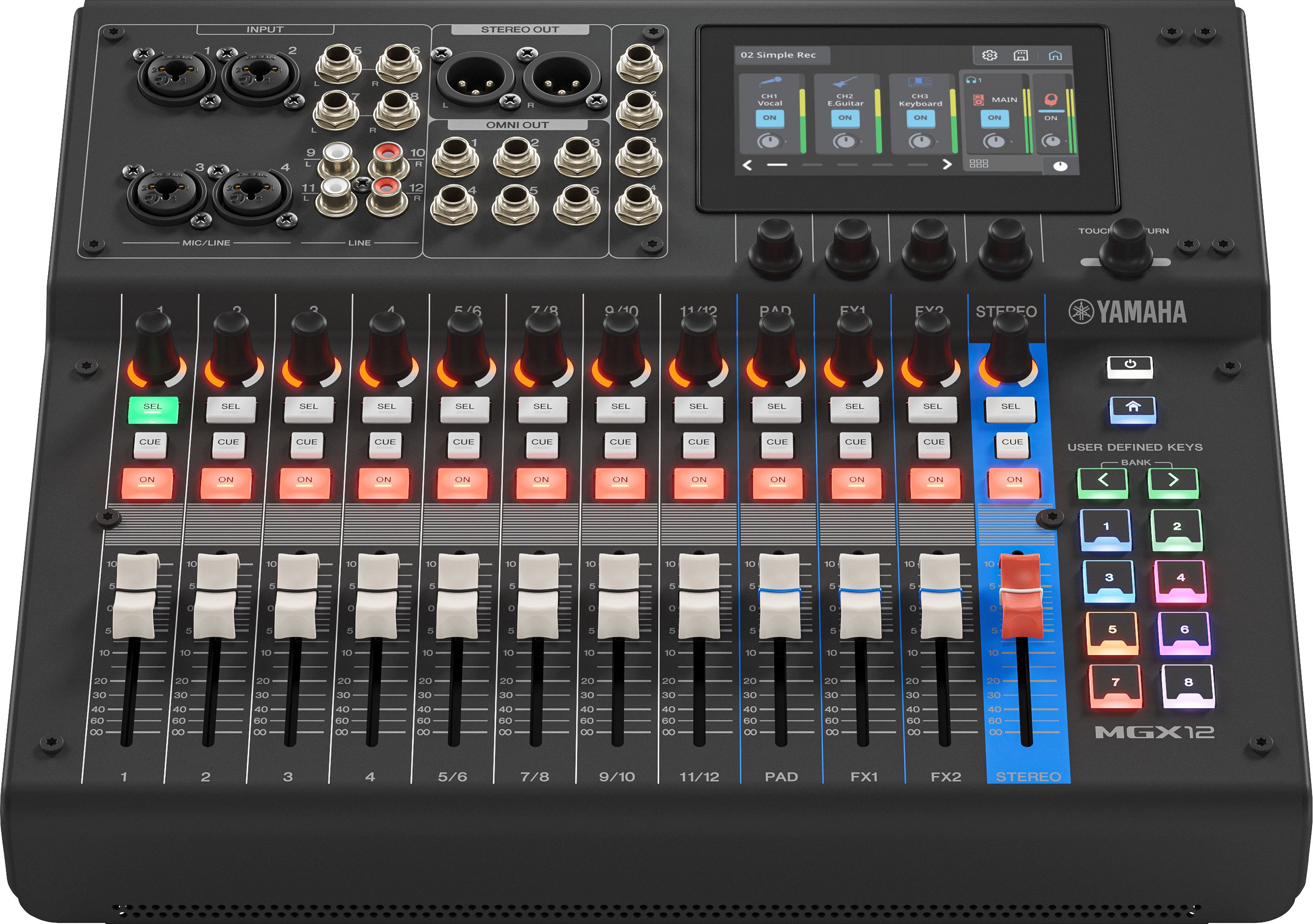 Yamaha MGX12 – Bild 2