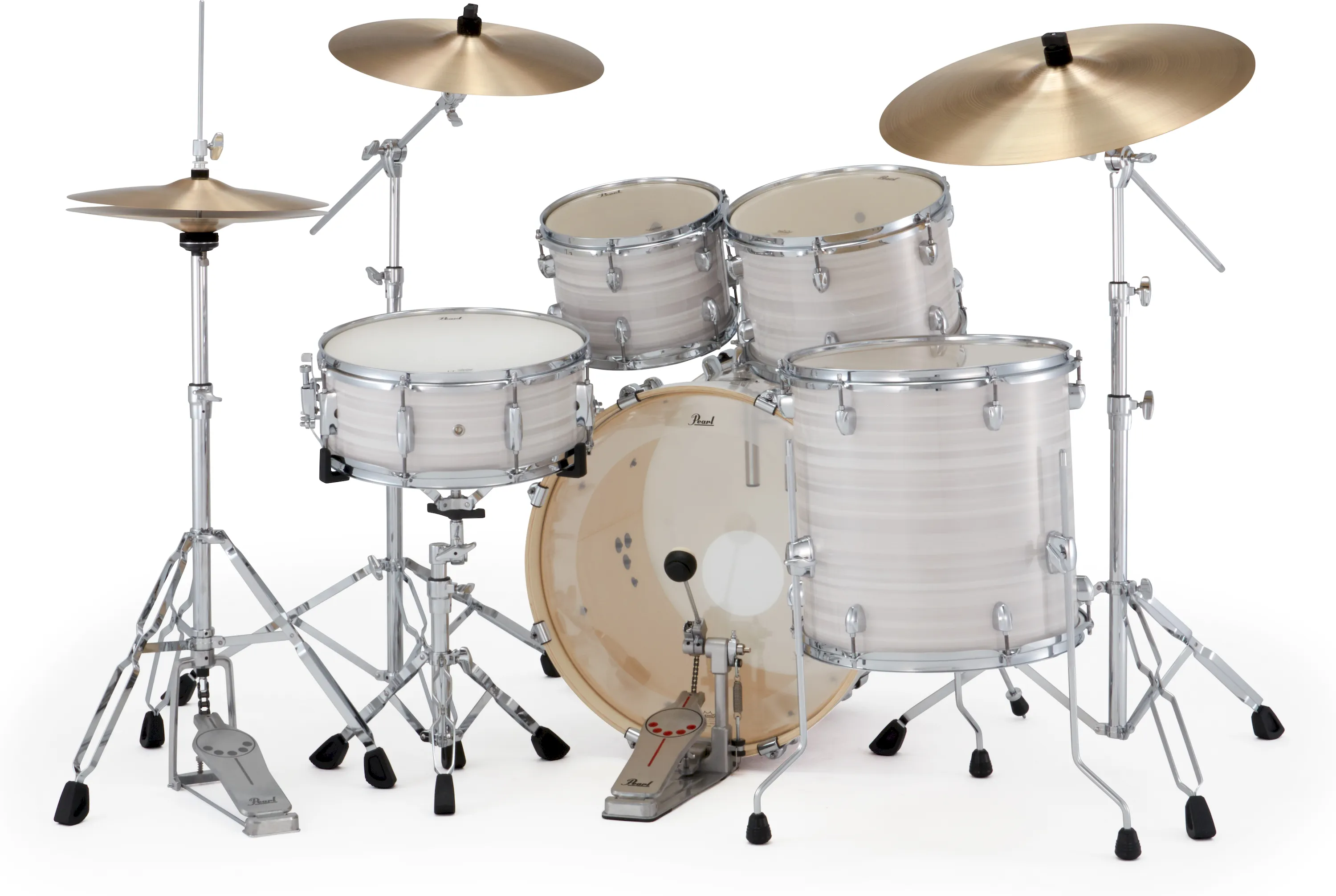 Pearl EXX705NNBR/C777 Export Drumset Slipstream White/Sabian PX – Bild 2